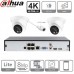 Dahua kit IP 4K avec 2 caméras dômes IP PoE